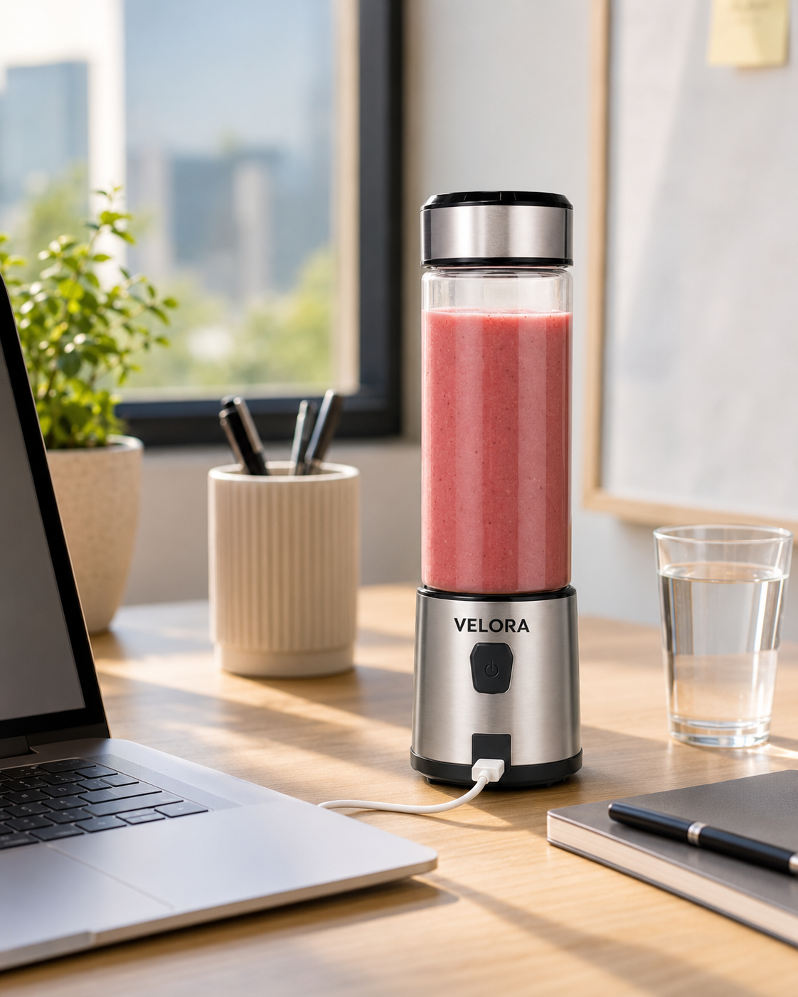 Portable Cordless Blender | Velora USB C Rechargeable
